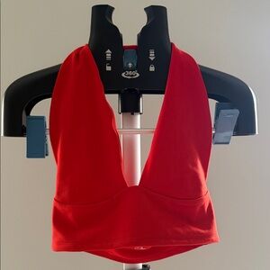 Red Halter Top